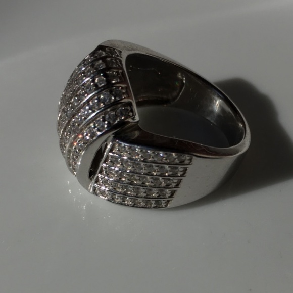 Victoria Wieck 1.28 ctTW Absolute Swirl Knot Ring Sz7 - Picture 8 of 17